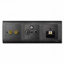 Изображение продукта Центральная плата RJ45 Х1 Schneider Electric Merten System M 
